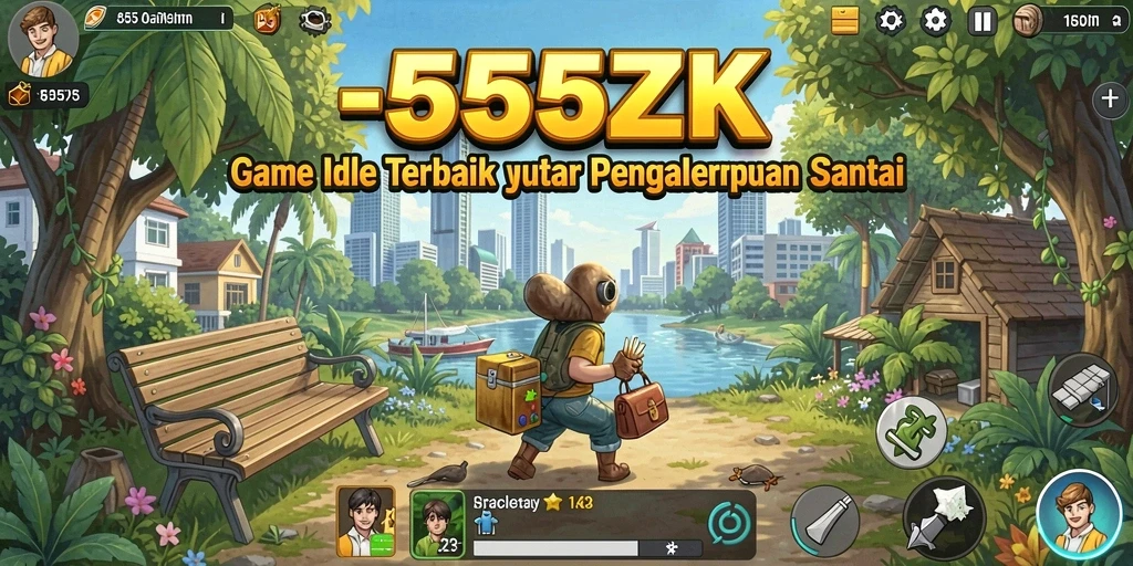 Tangkapan layar menunjukkan gameplay santai dari 555ZK.