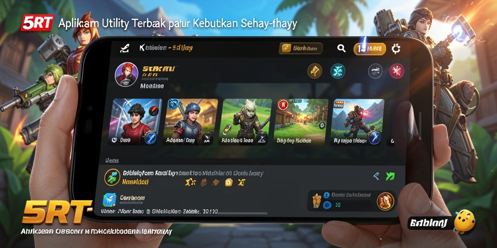 Tampilan antarmuka sederhana dan fungsional dari 5RT.