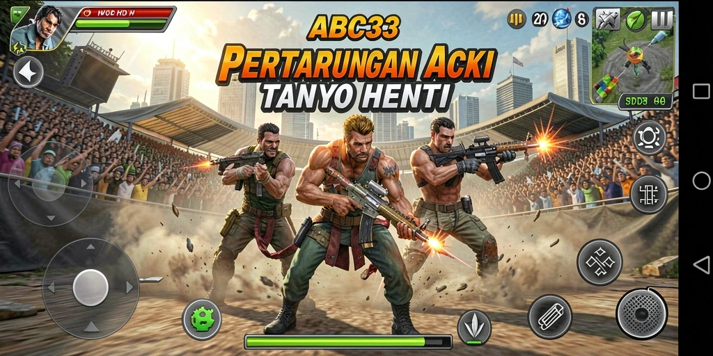 Gameplay seru dan menegangkan di ABC33 dengan pertarungan action.