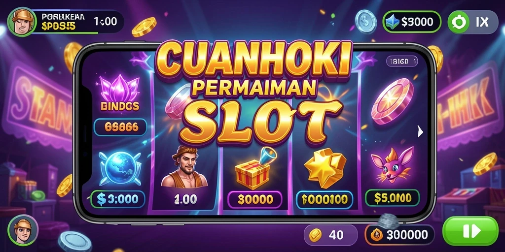 Screenshot gameplay Slot CUANHOKI dengan grafis menawan.