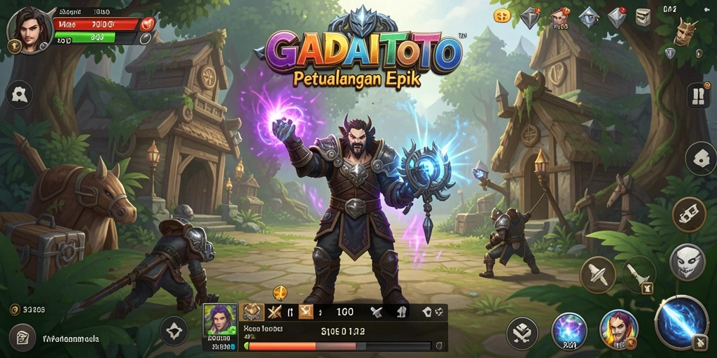 Tampilan gameplay GADAITOTO yang menegangkan dan penuh aksi.