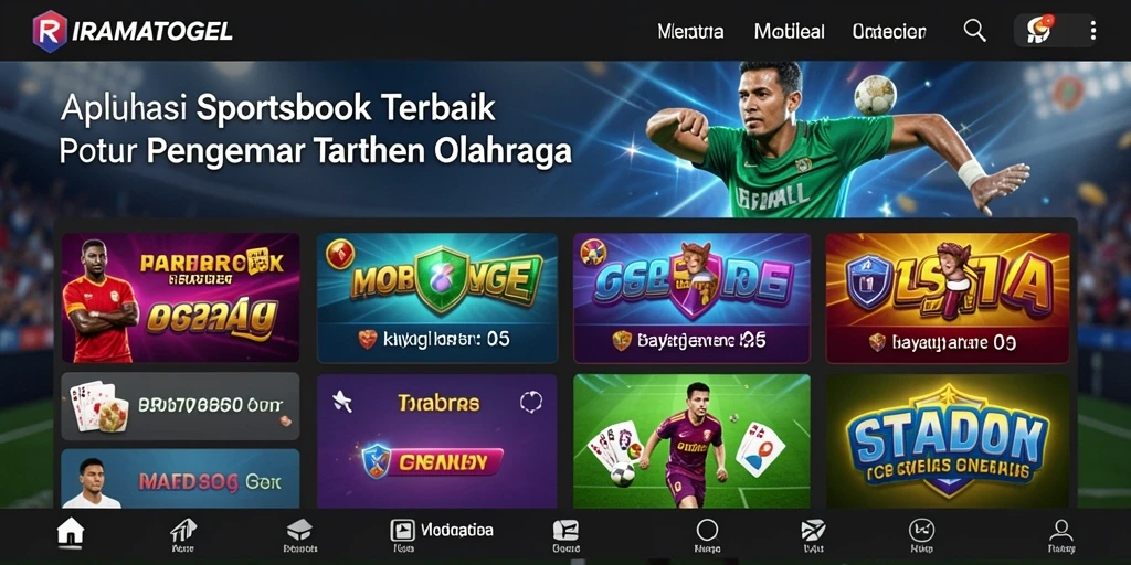 Tampilan gameplay menarik dari aplikasi Sportsbook IRAMATOGEL.