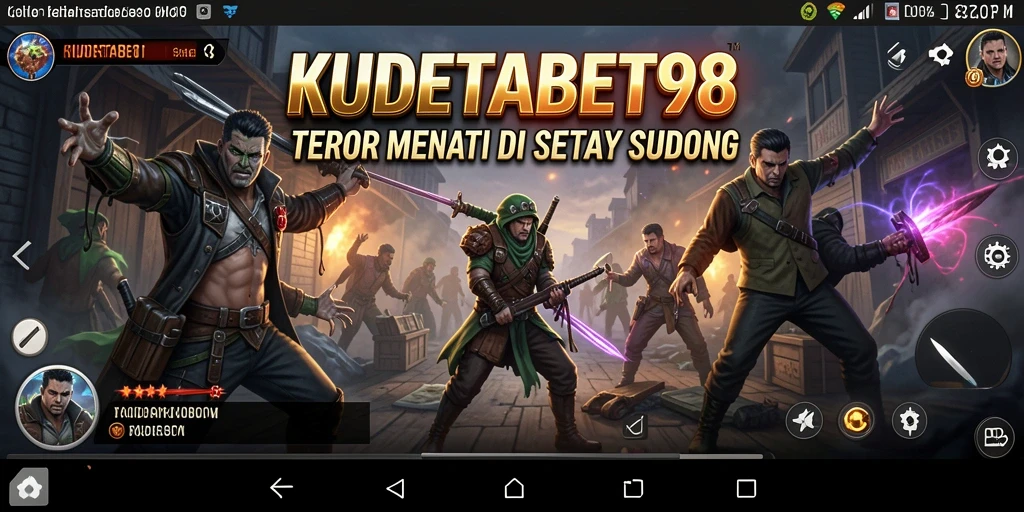 Screenshot menampilkan gameplay menyeramkan di KUDETABET98