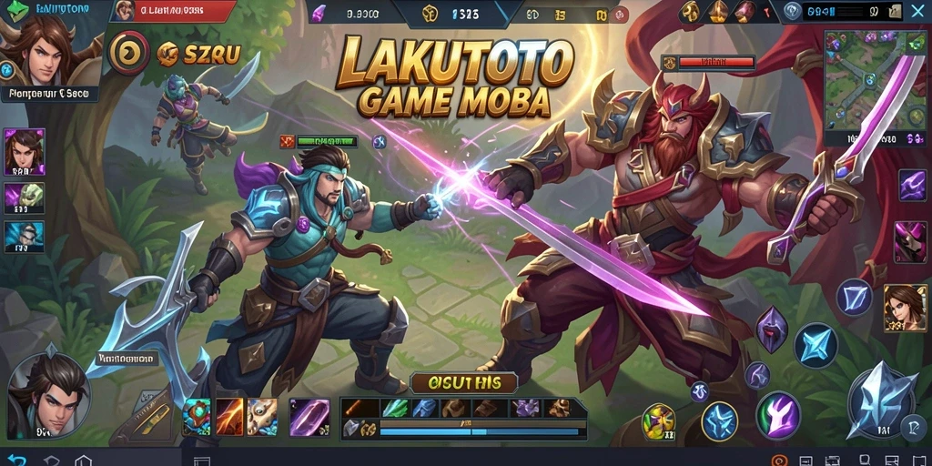 Gameplay seru dan strategi dalam LAKUTOTO MOBA.