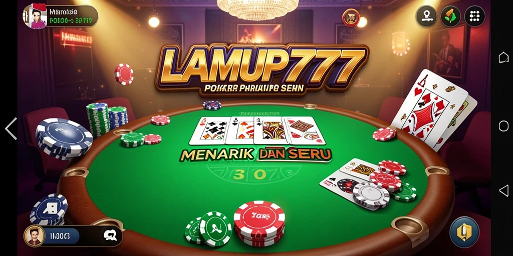 Tampilan gameplay seru dan mendebarkan di LAMPU777.