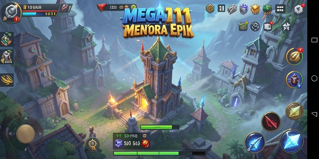 Gameplay menara pertahanan dengan aksi seru dan strategi cerdik.