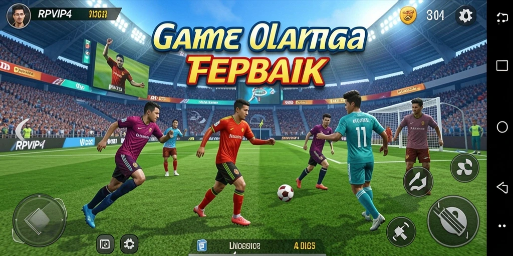 Tampilan gameplay RPVIP4 yang menarik dan seru saat bertanding.