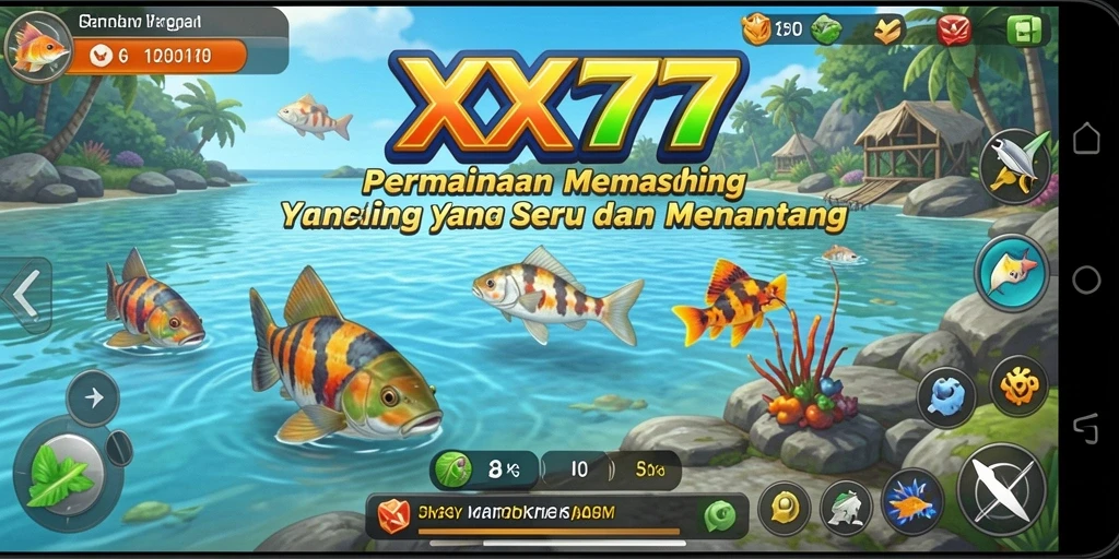 Tampilan menakjubkan dari gameplay memancing di XXX777.